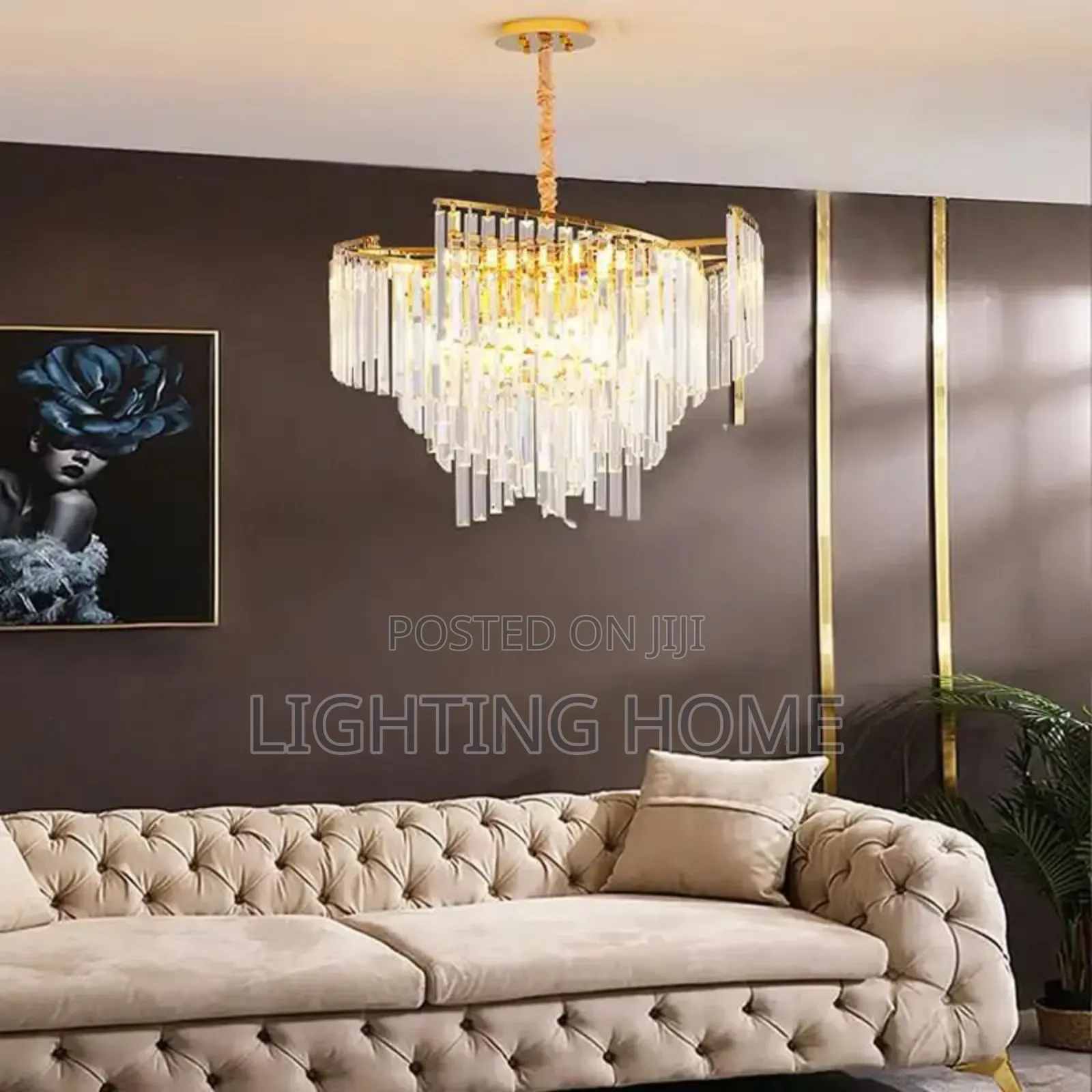 Nodic Crystal Chandelier Light