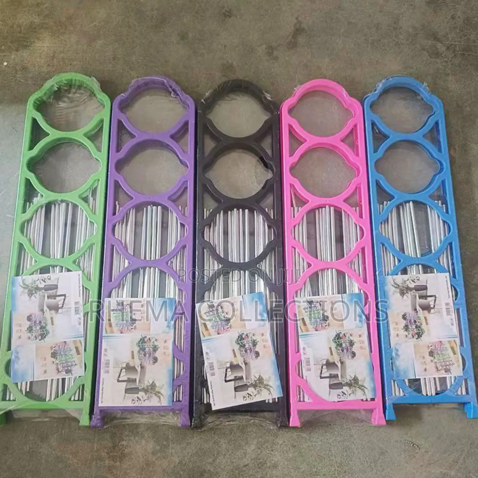 Mini 5 Step Durable Plastic/Steel Rod Shoe Rack