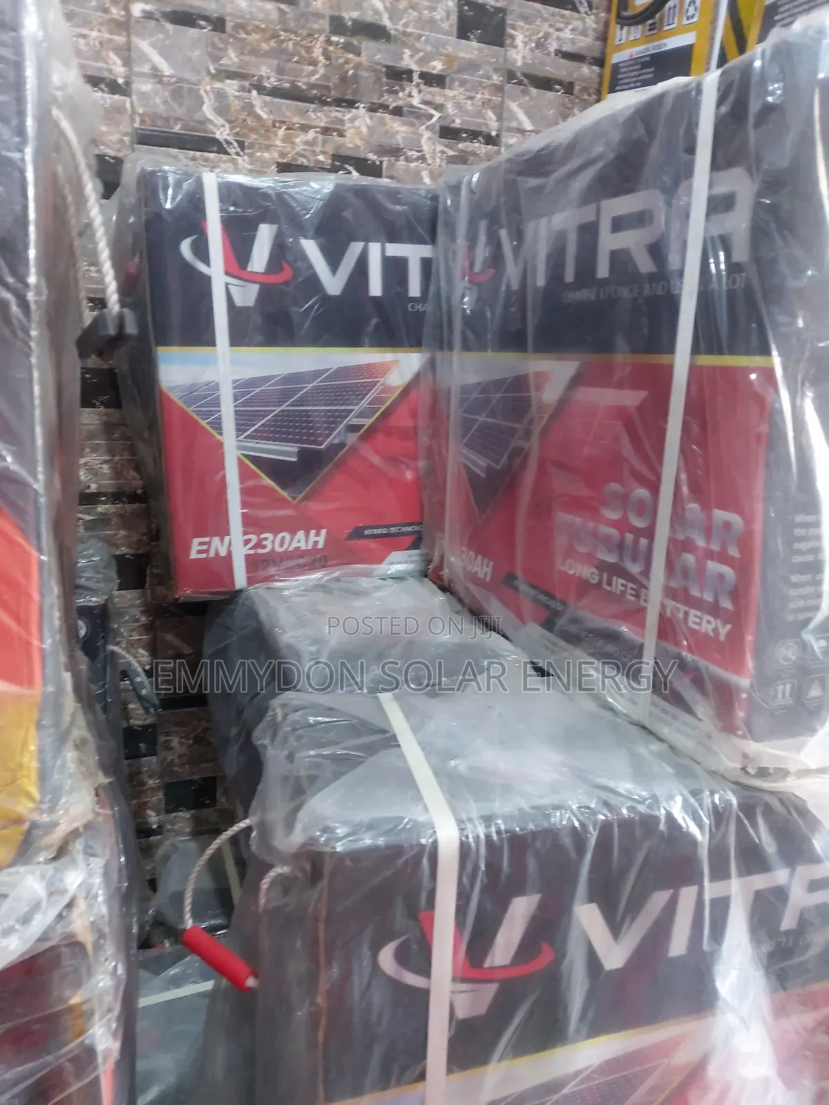 Original Vitra Tubular Battery 230ah 12v
