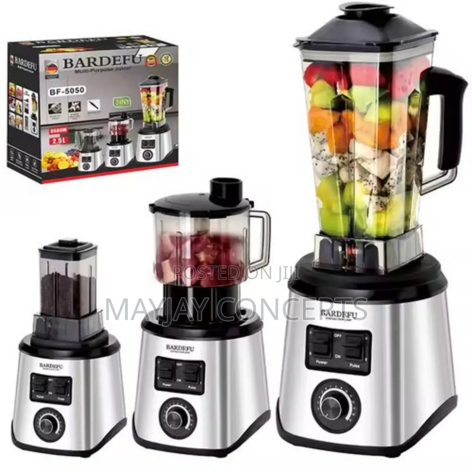 Bardefu High Power 3 in 1 Multifunctional Food Processor-Yam Pounder
