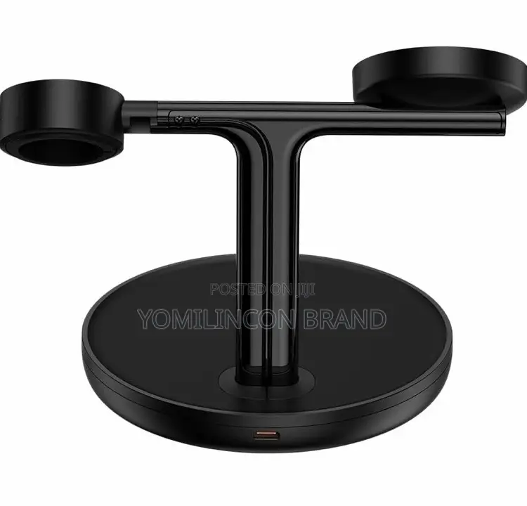 Baseus Swan 3-in-1 Wireless Charger Stand for iPhone Black
