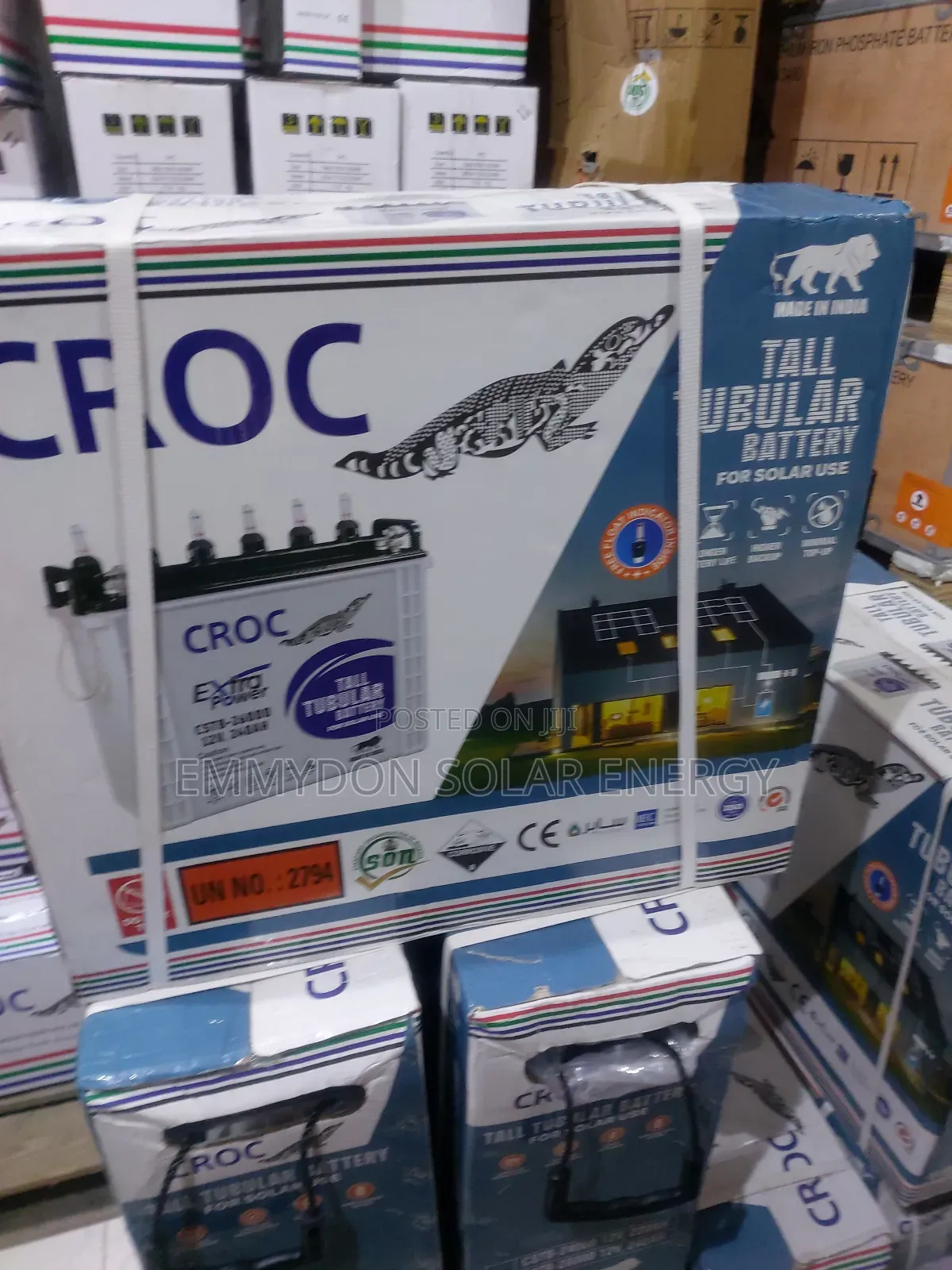 Original Croc Tubular Battery 220ah 12V