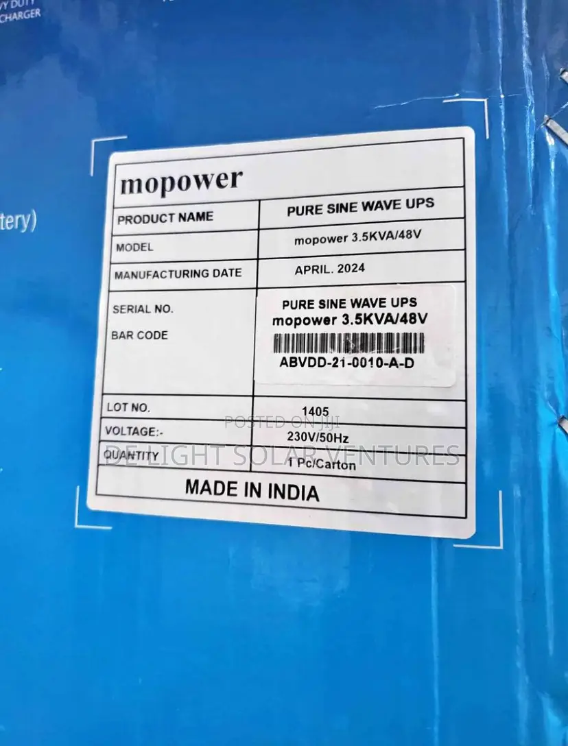 3.5kva 48V Mopower Solar Pure Sine Wave Inverter