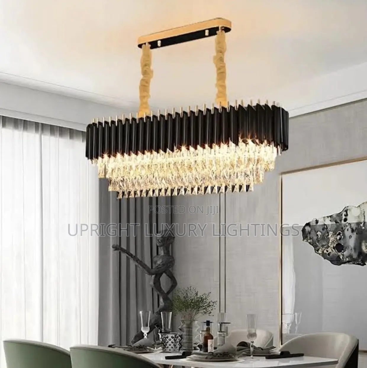 Crystal Rectangle Chandelier
