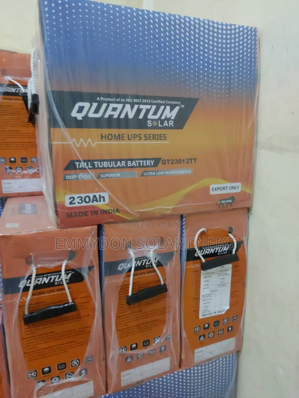 Quantum Tubular Battery 230ah 12v
