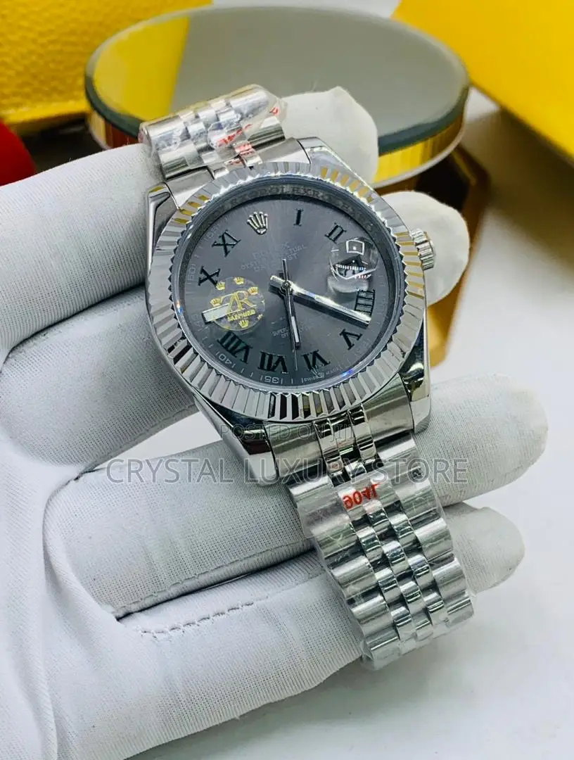 Rolex Quality Luxury Men Chain Wristwatch