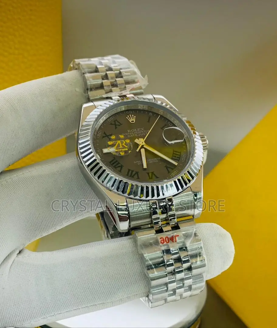 Rolex Quality Luxury Men Chain Wristwatch