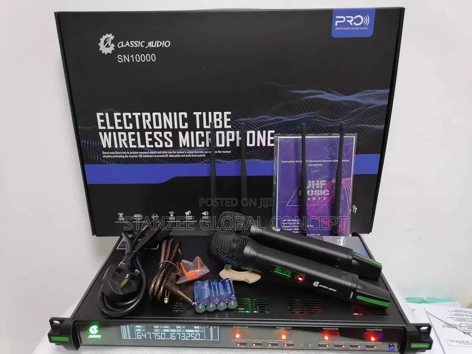 Classic Audio Sn-10000 Electronic Tube Wireless Microphone