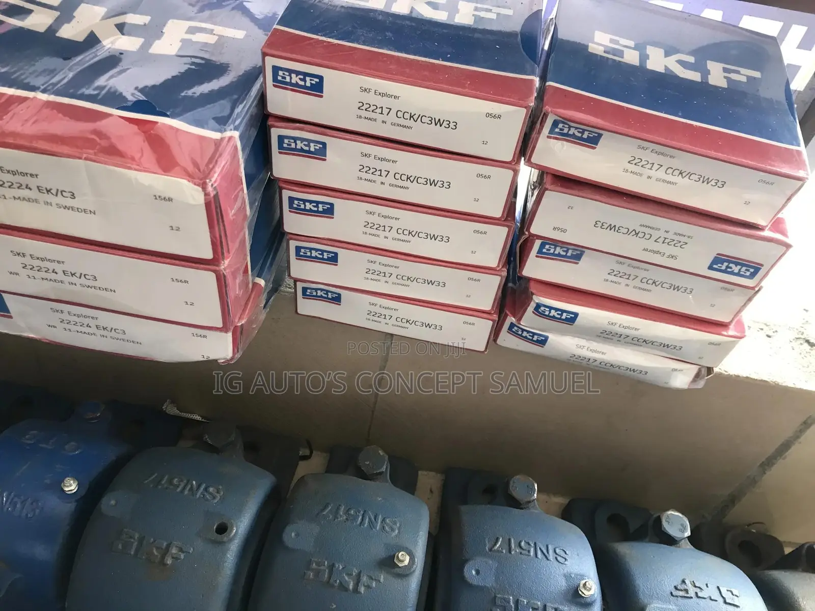 22217ek/C3 +SN517 SKF Bearing Available