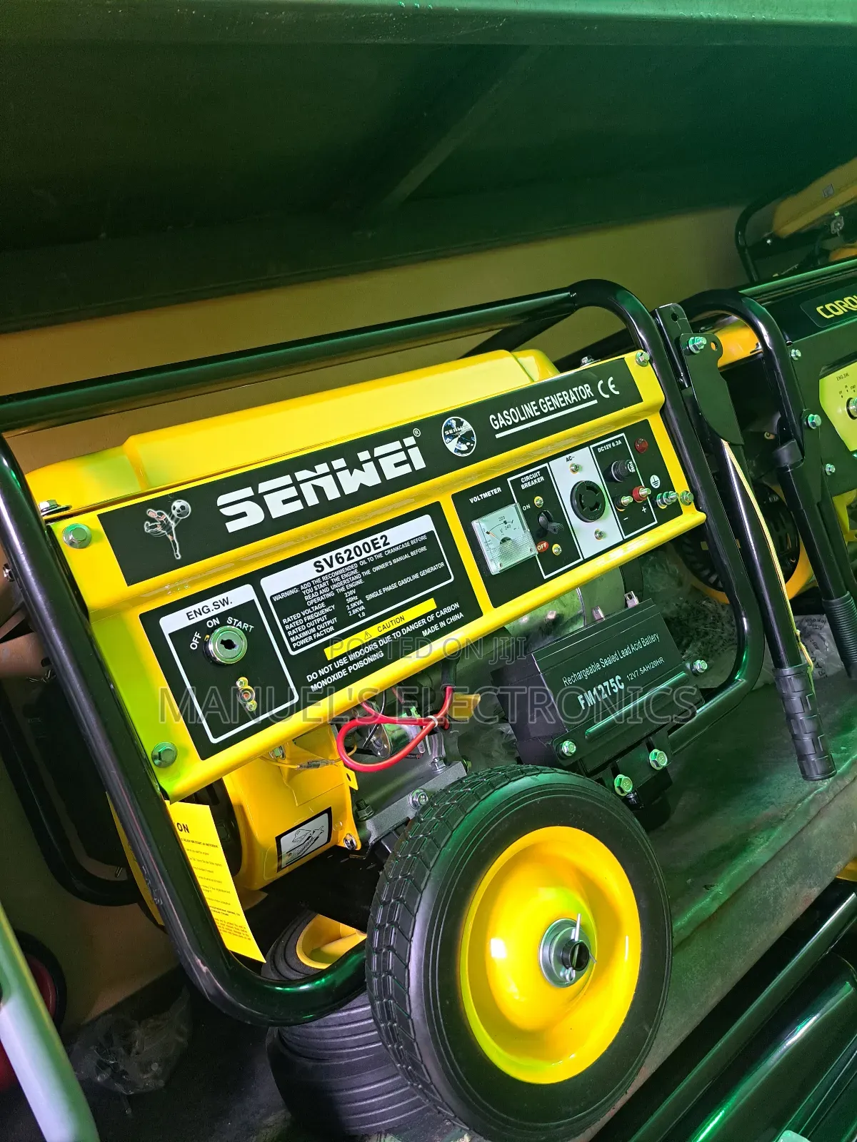 Senwei 3.5ka Petrol Generator Model Sv6200e2