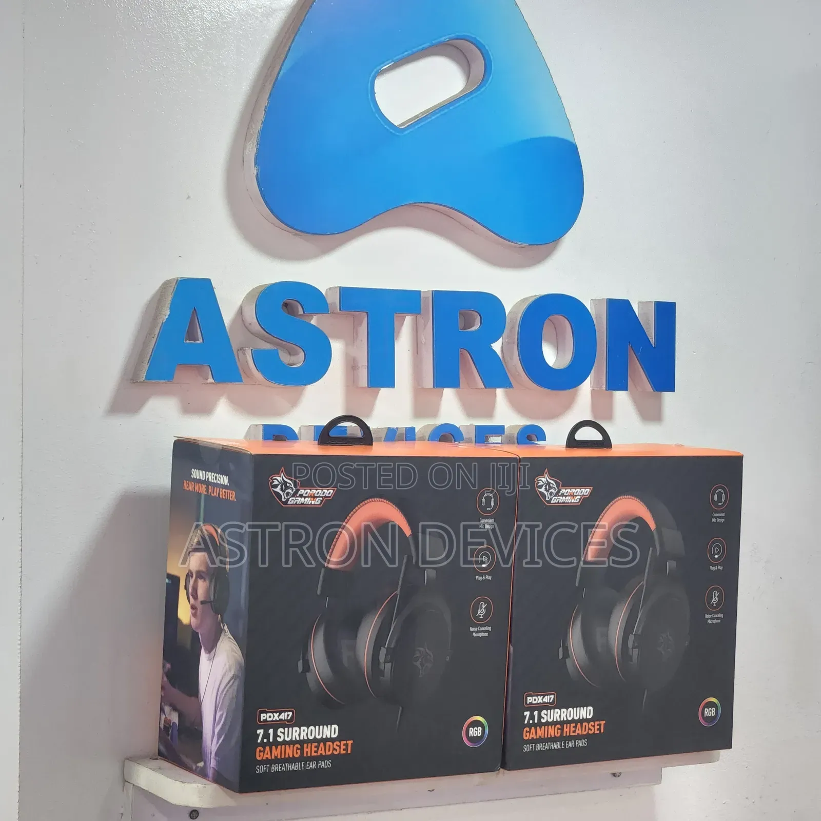 Porodo Gaming PC RGB ENC Gaming Headphones