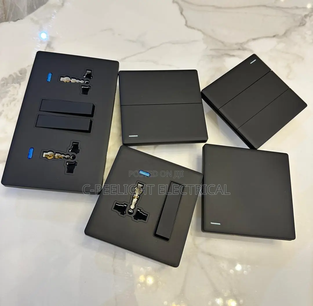 Original Black Switch and Socket