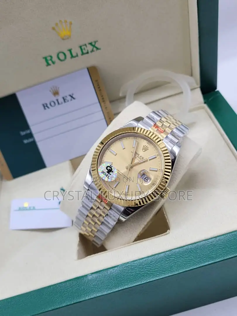 Rolex Swiss Quality Luxury Men Chain Wristwatch