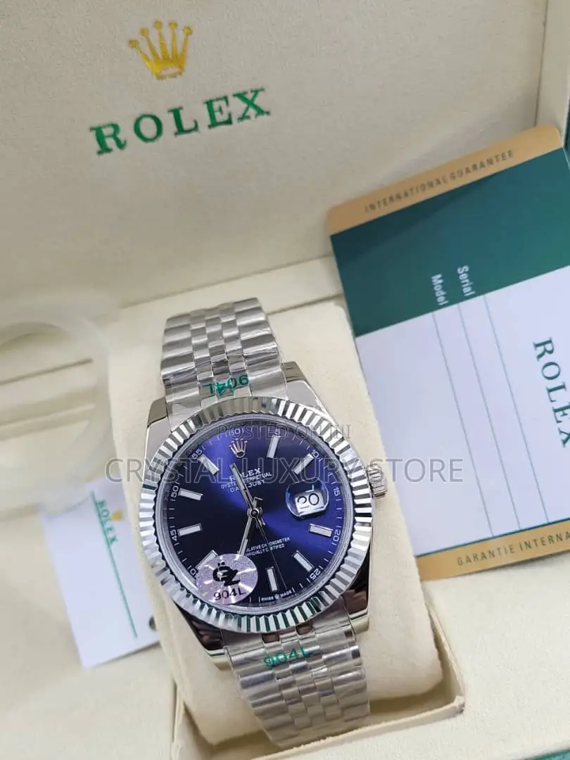 Rolex Swiss Quality Luxury Men Chain Wristwatch