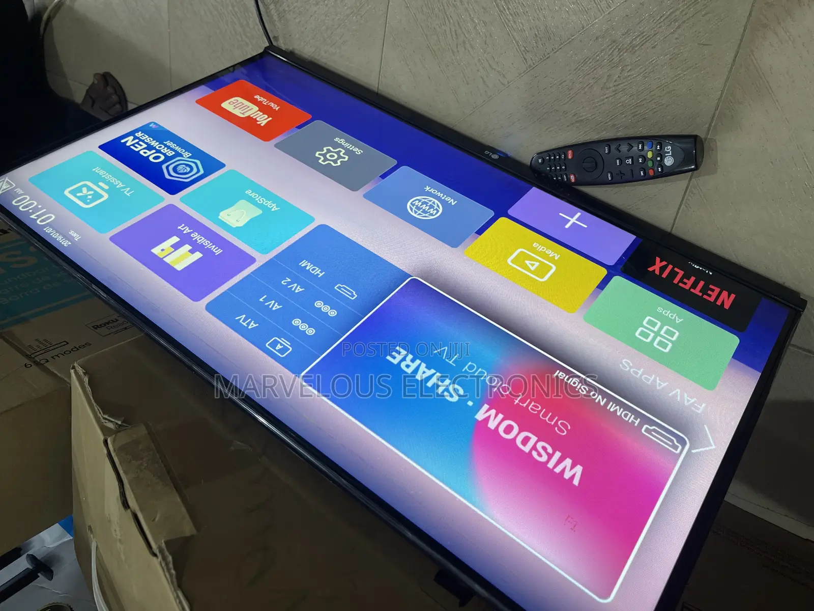 Brand New Lg 32inch Smart Full Hd Smart Framless Television