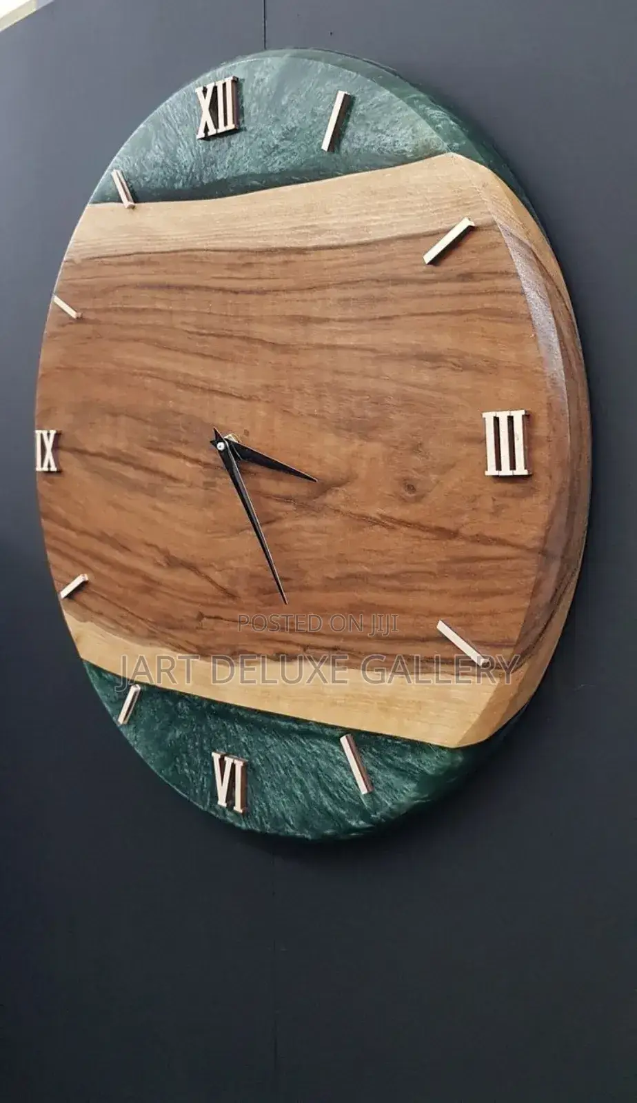 Epoxy Wooden Stylish Wall Clock