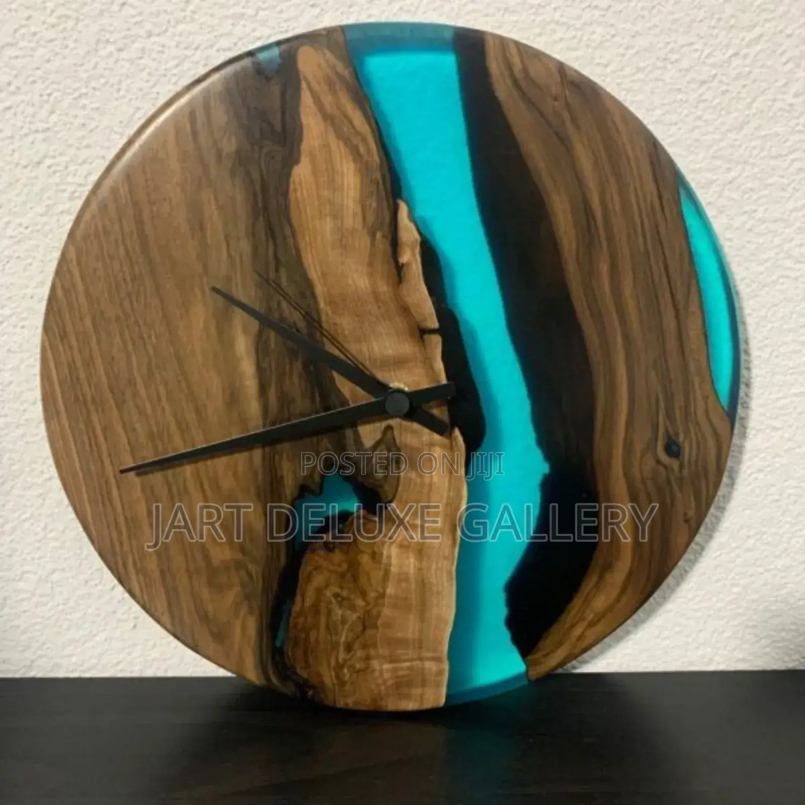 Epoxy Wooden Stylish Wall Clock