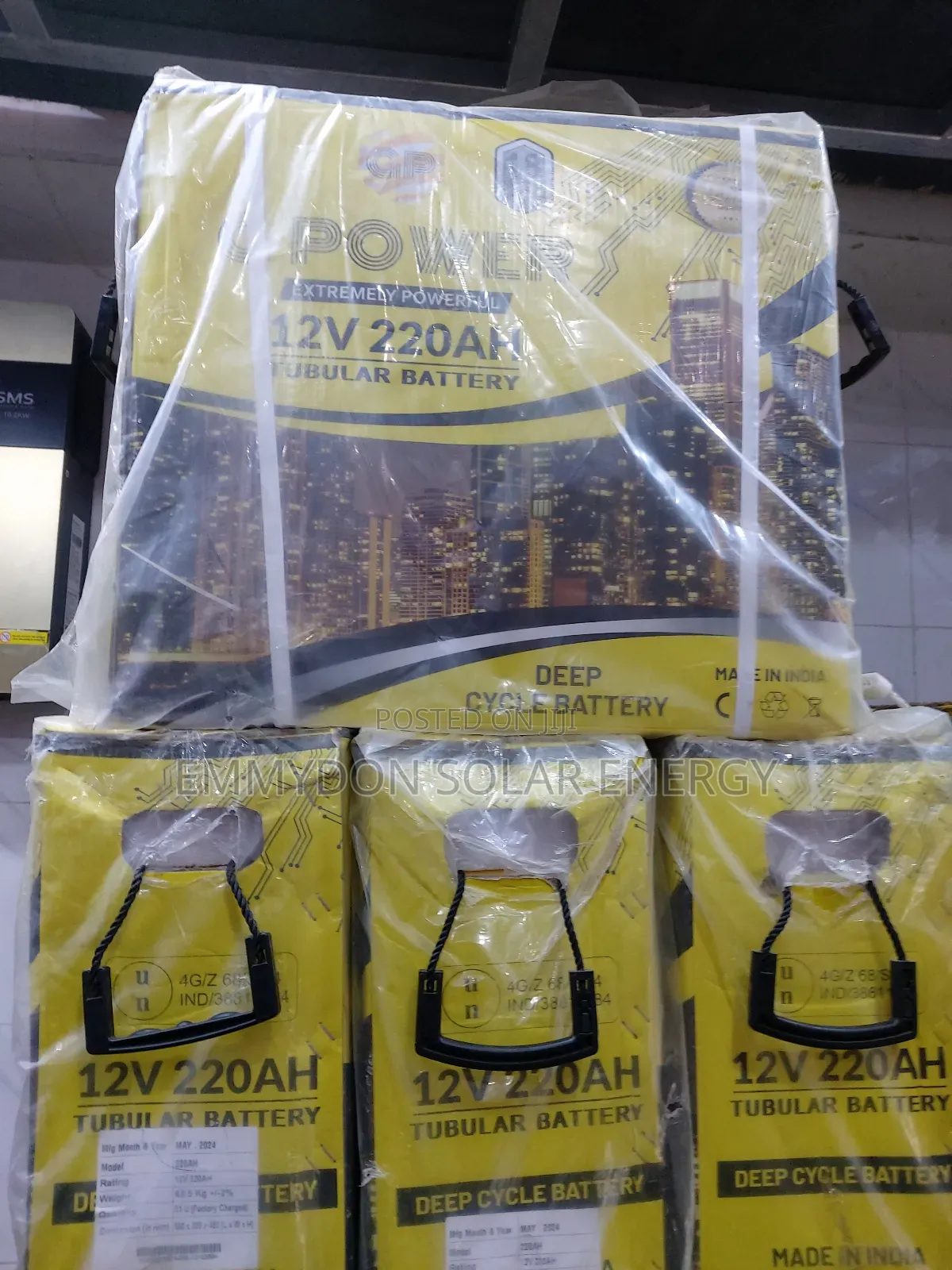 Original G Power Tubular Battery 220ah 12V