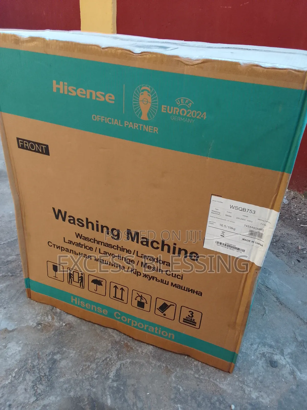 Hisense 7.5kg Semi Automatic Wash Spin, Washing Machine