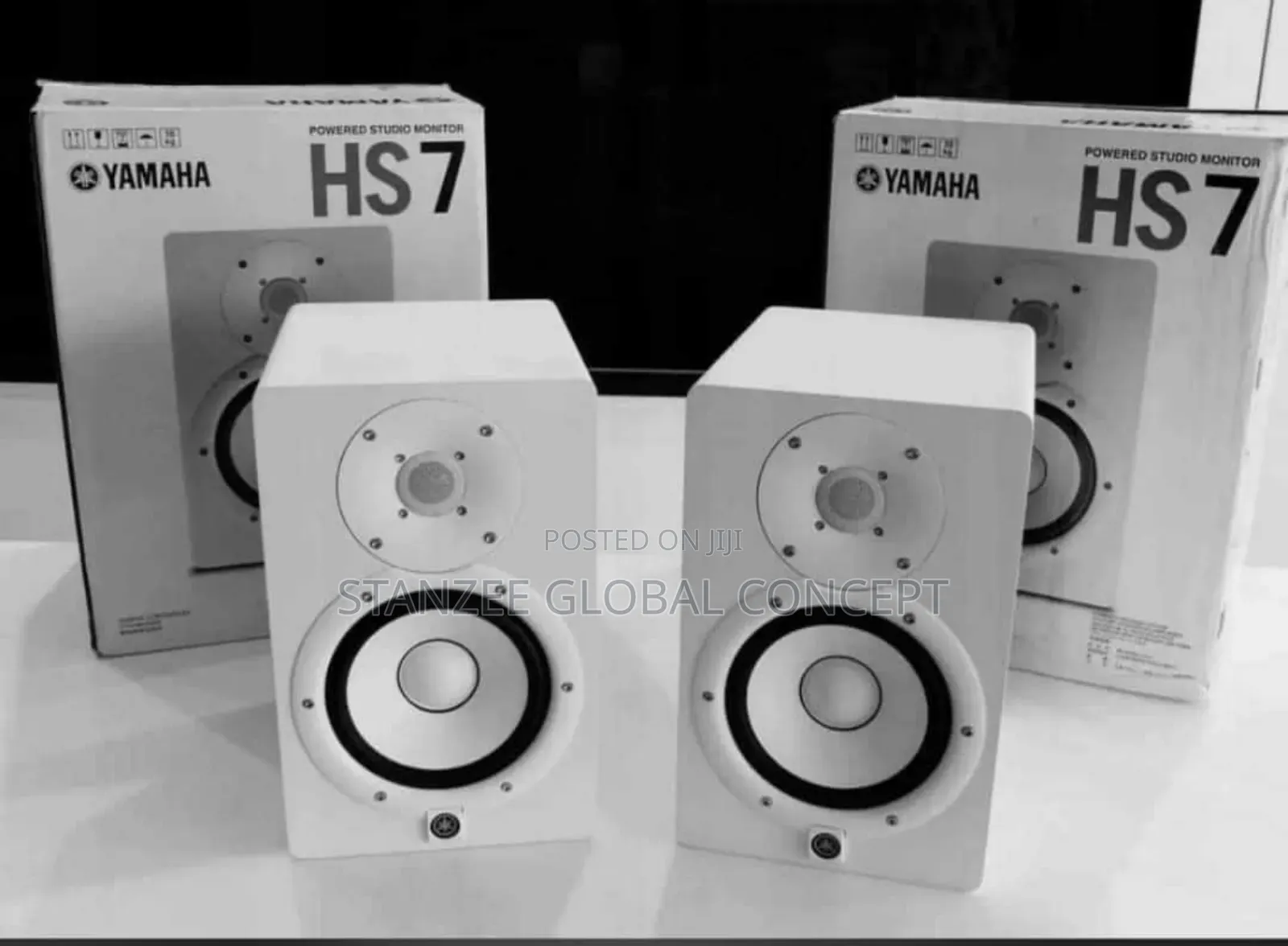 Yamaha Hs7 Powered Studio Monitor White & Black