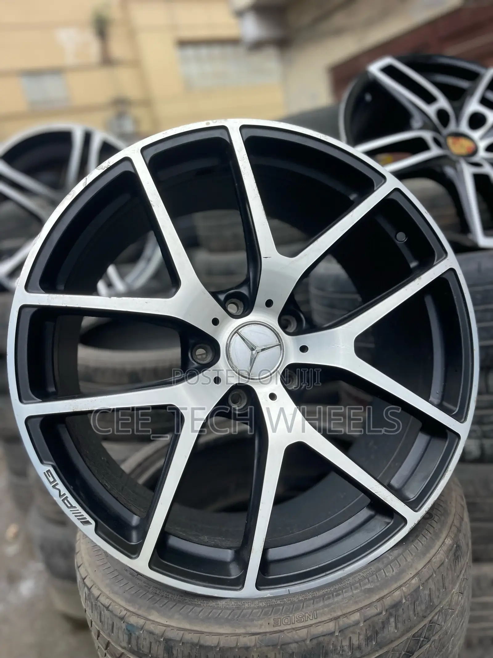 Engraved AMG Wheels for Different Sizes