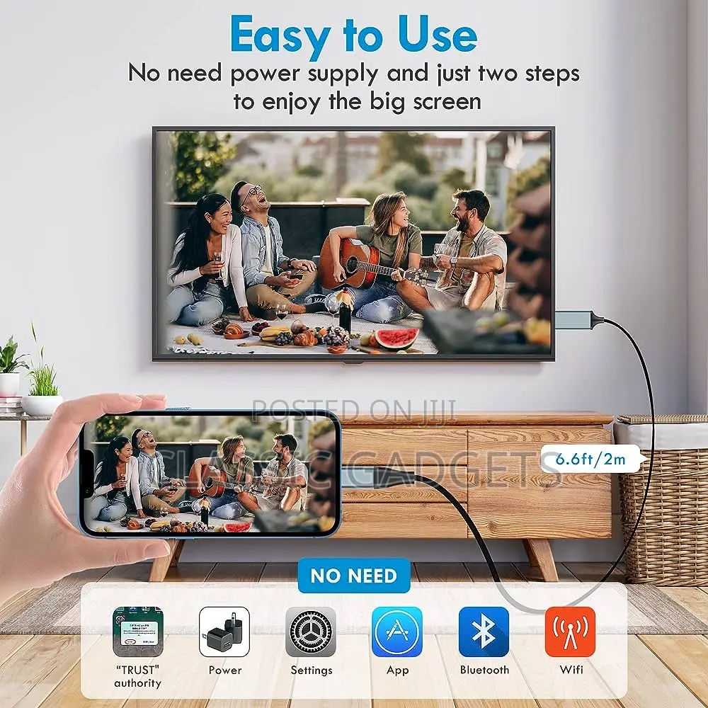 Airsky HDMI / HD TV to iPhone / iPad 2m Cable