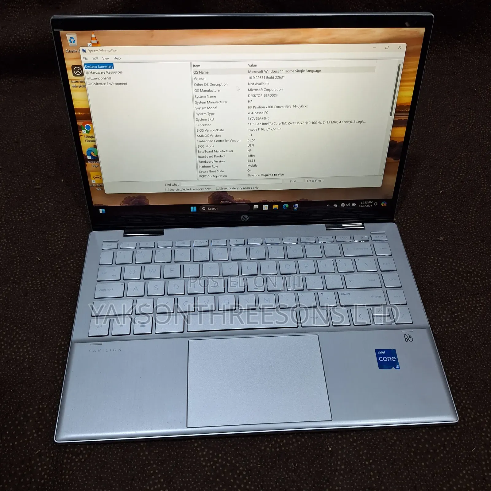 Laptop HP Pavilion X360 14 8GB Intel Core I5 SSD 512GB