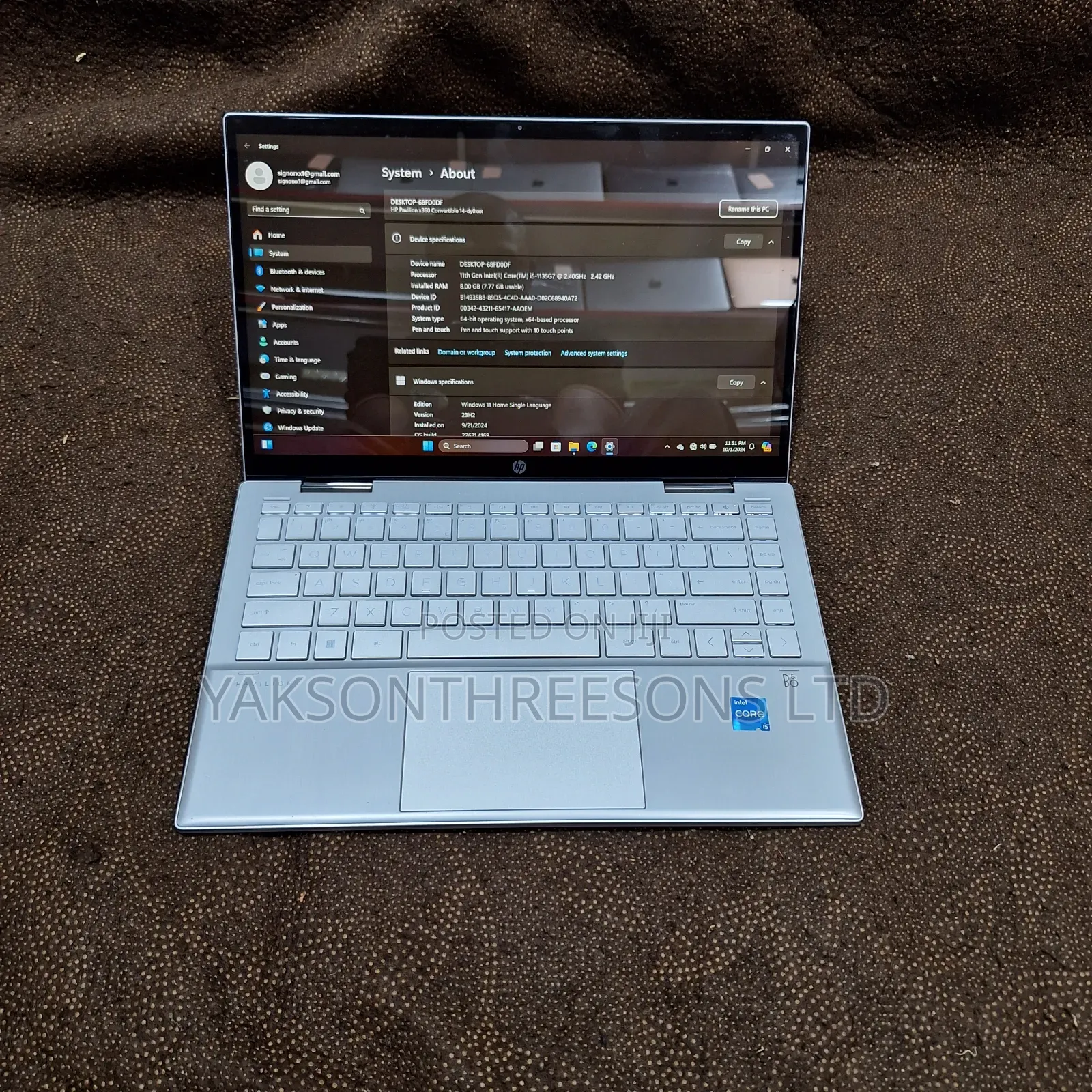 Laptop HP Pavilion X360 14 8GB Intel Core I5 SSD 512GB