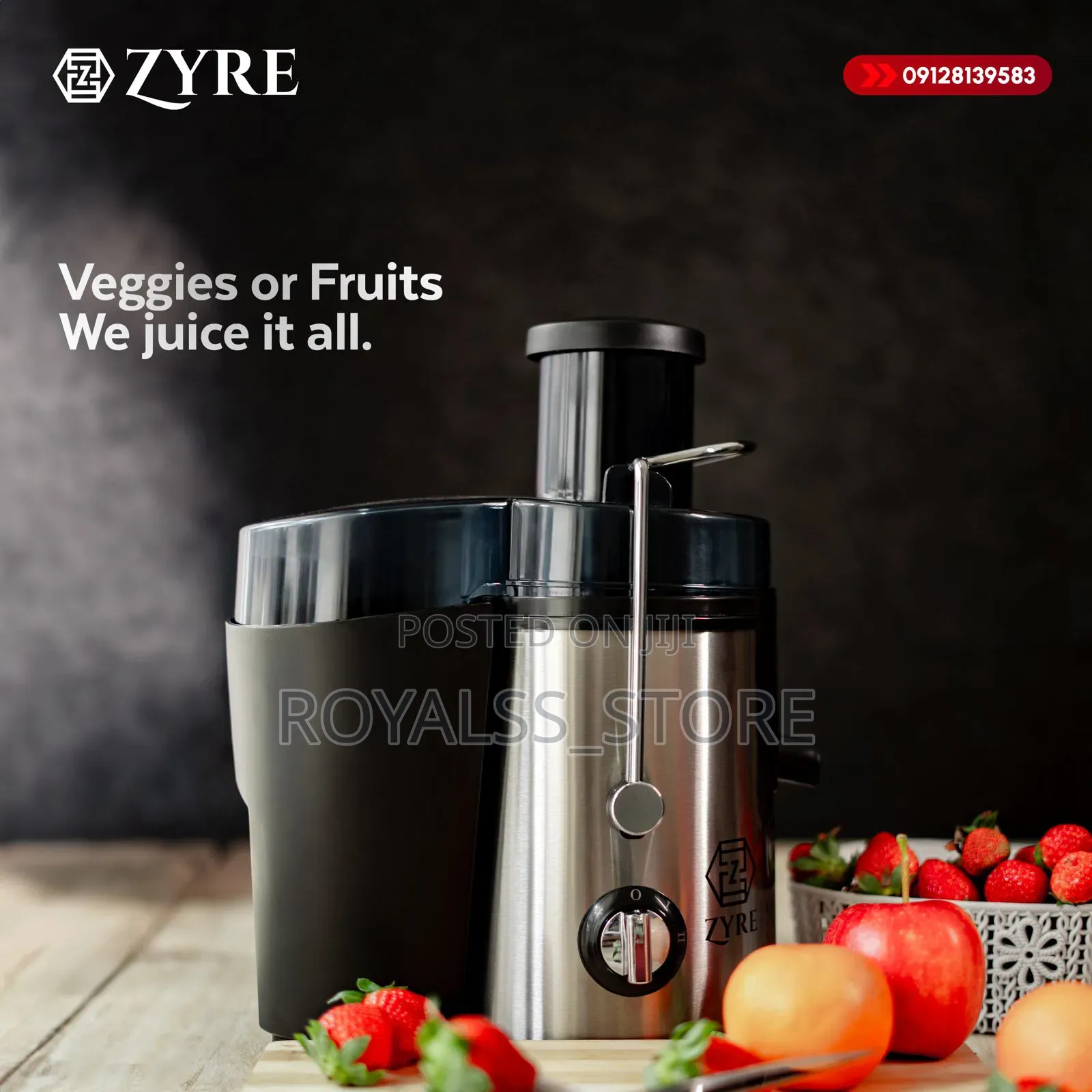 Sokany Stainless Steel Fruit Juice Extractor
