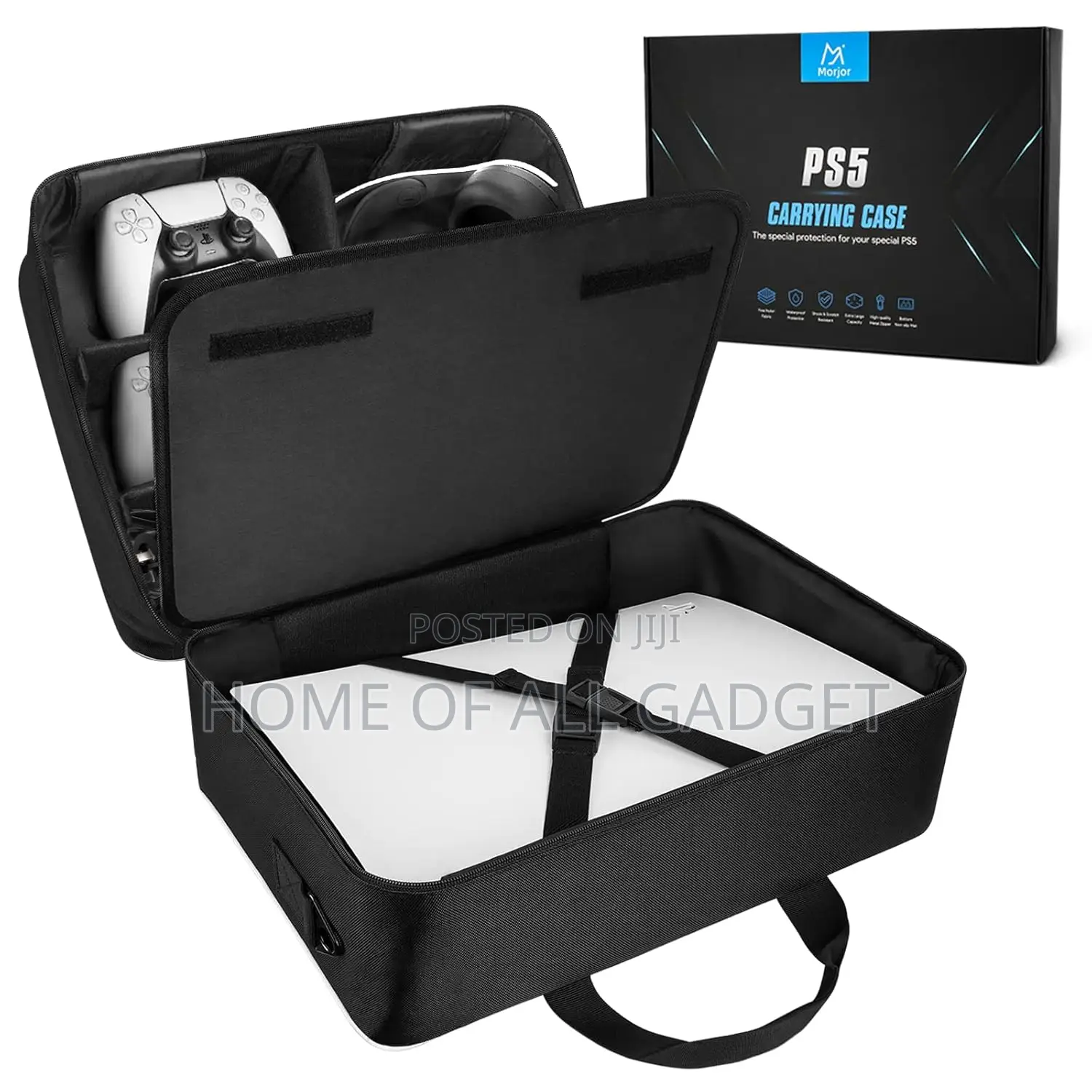 PS5 Carrying Case - Large Capacity Controller, Games, Headse