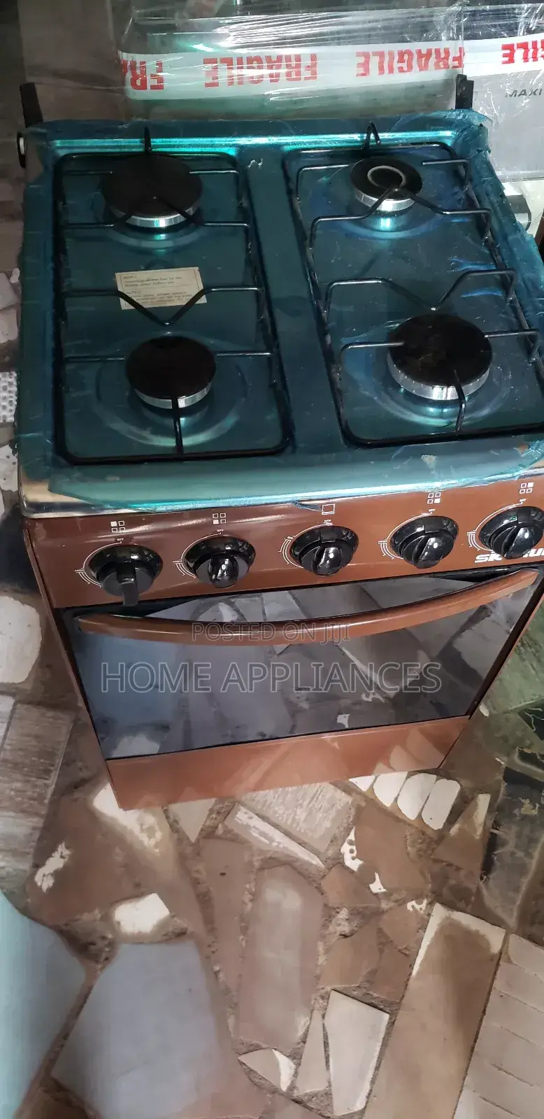 Skyrun 4 Burner Gas Cooker With Oven and Warranty