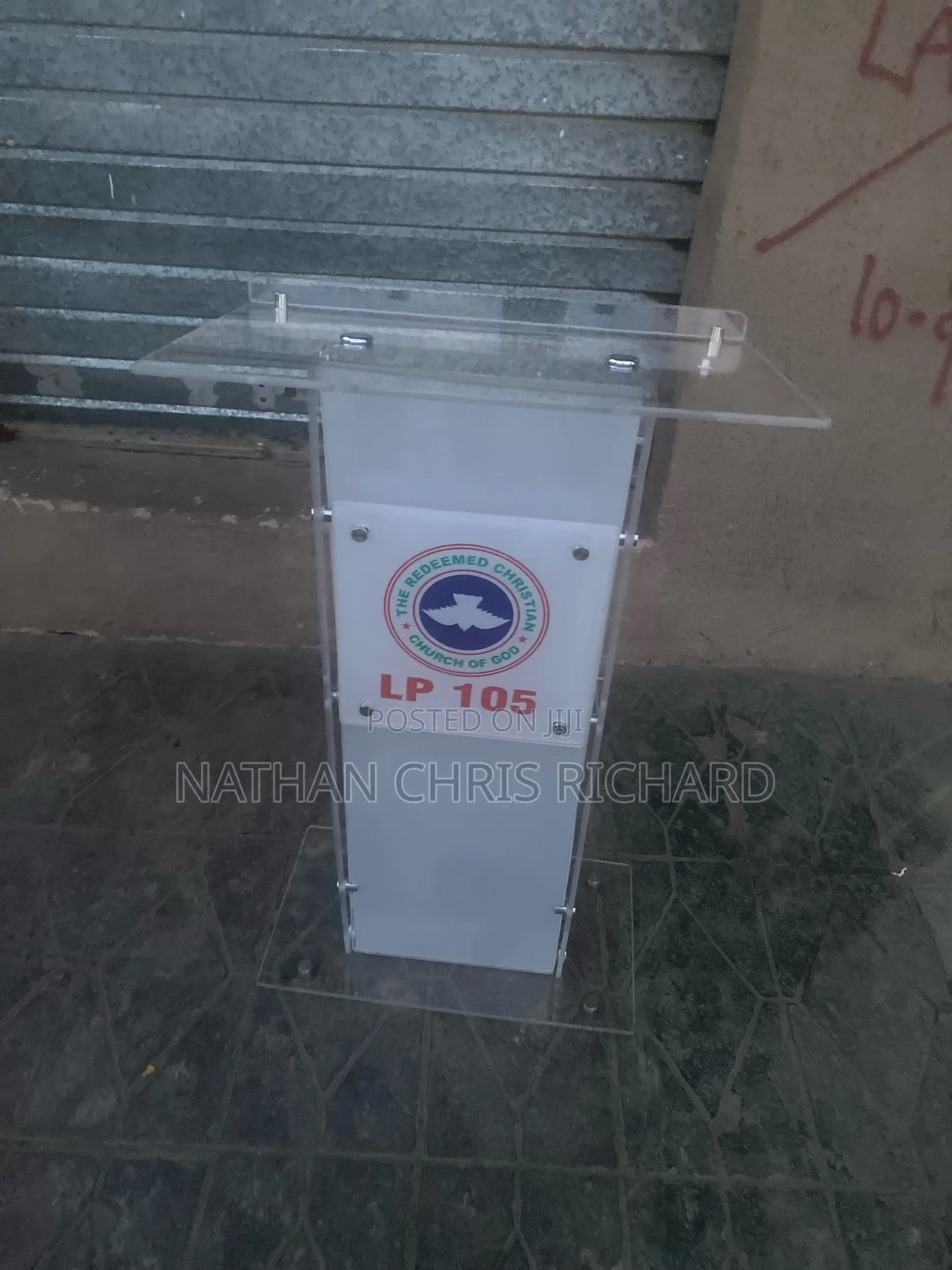 High Quality Acrylic Pulpit