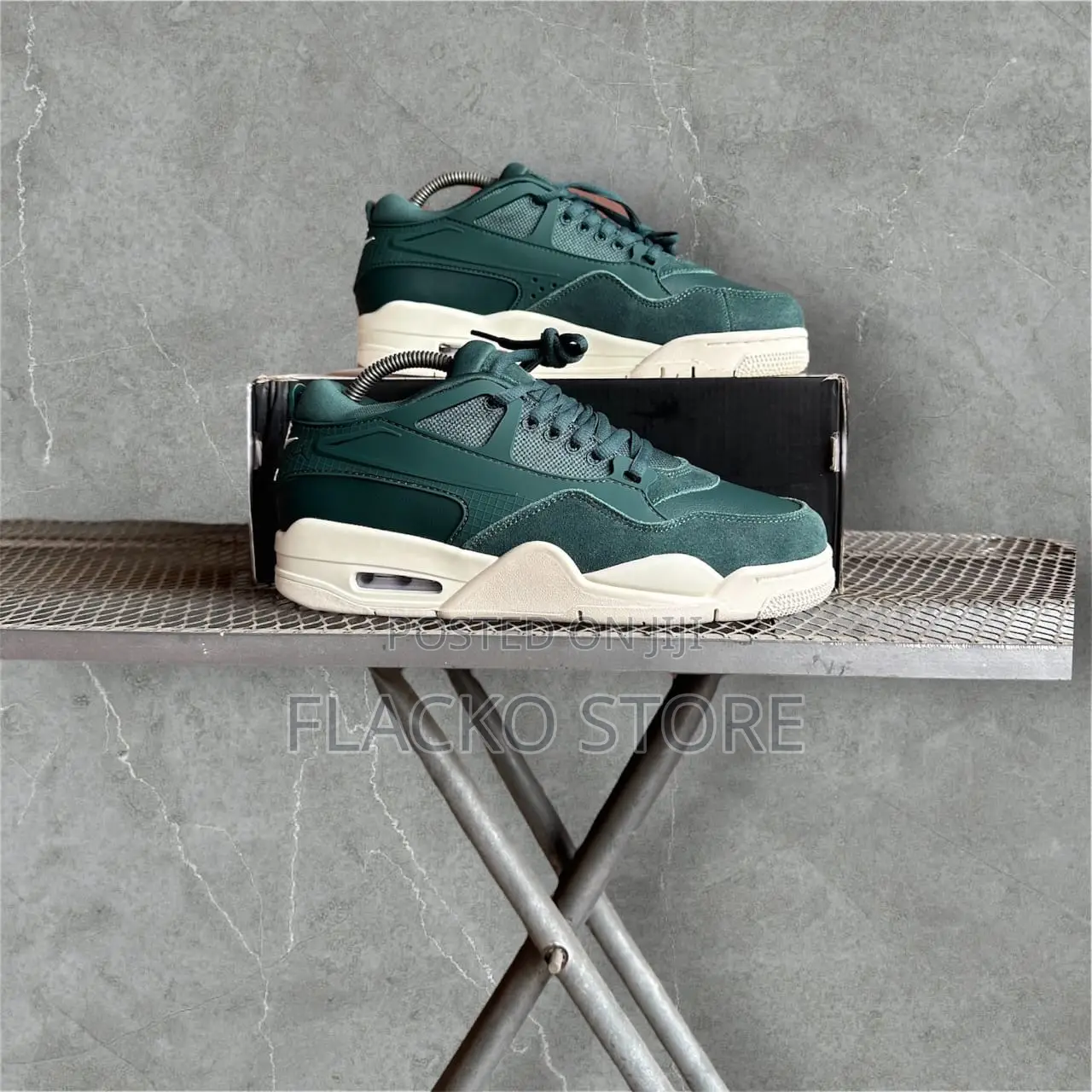 Original Nike Air Jordan 4 Rm Oxidized Green Sneakers