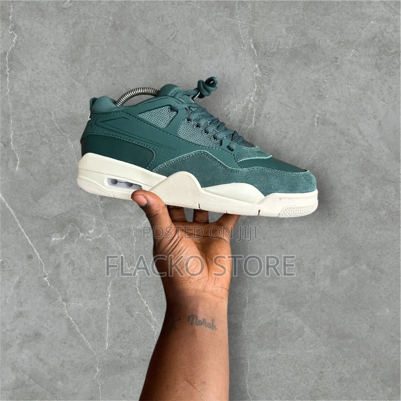 Original Nike Air Jordan 4 Rm Oxidized Green Sneakers