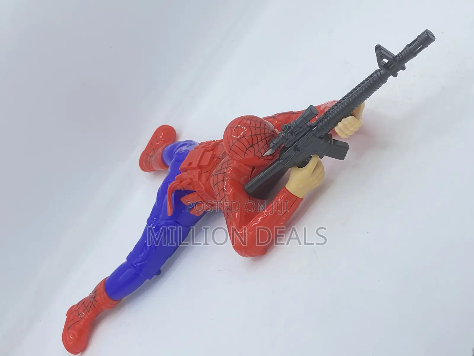 Battery Operated Crawling Spider Man Kids Toy