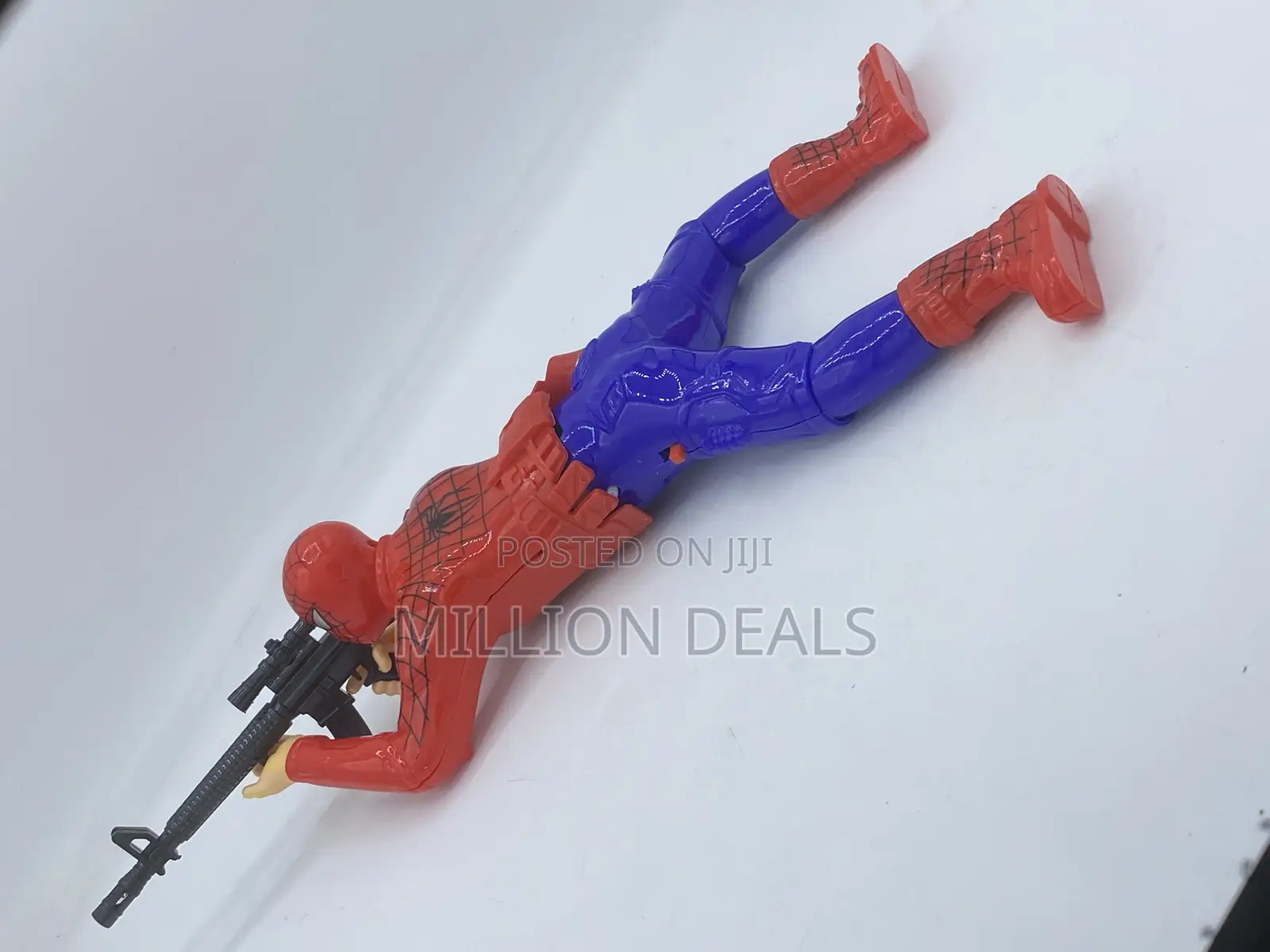 Battery Operated Crawling Spider Man Kids Toy