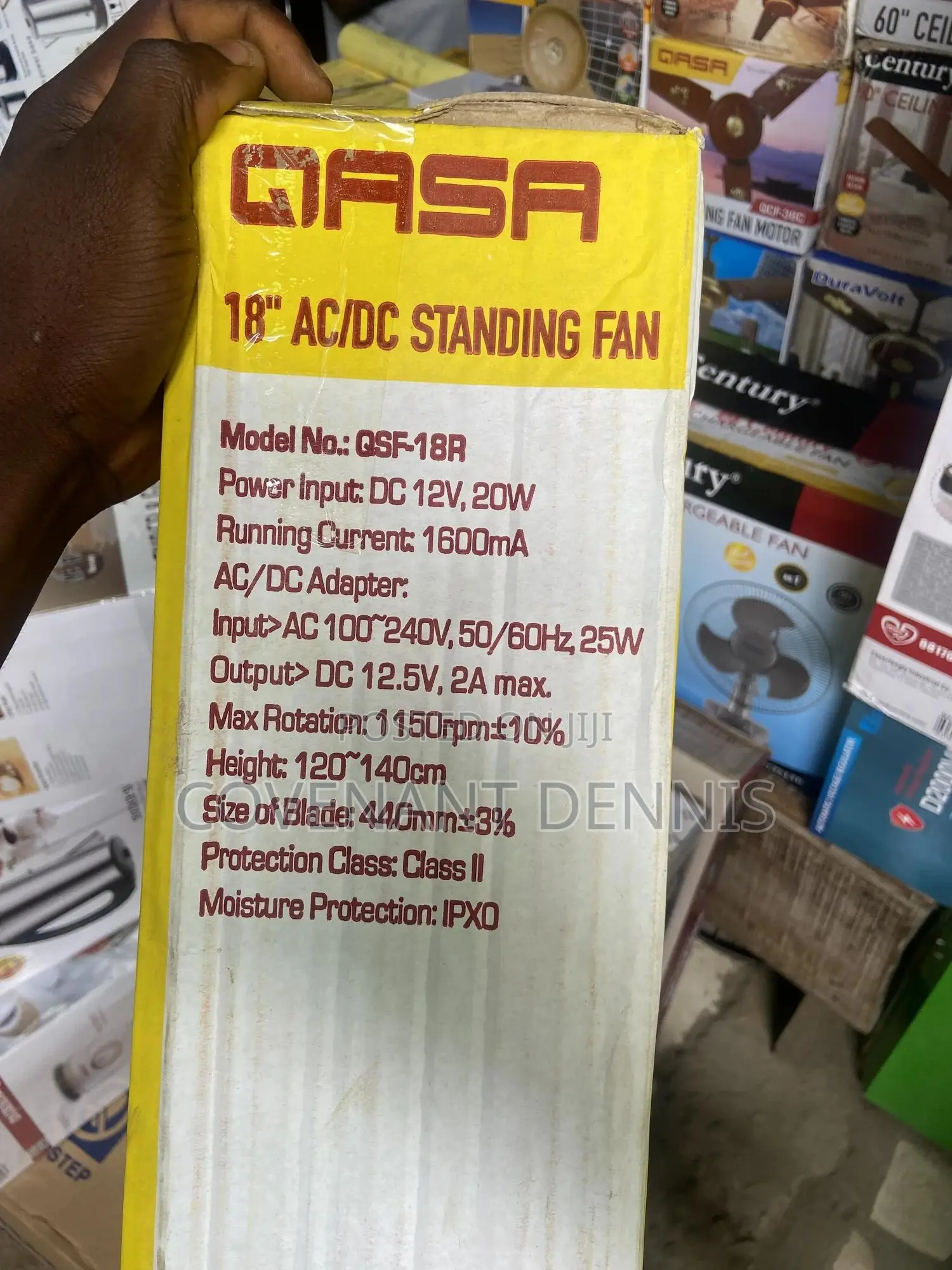 Qasa 18 Inches Ac/Dc Standing (Non Rechargeable)