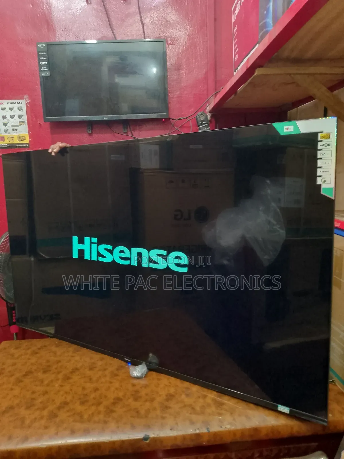 New Hisense Uhd 65"Inch Smart Flameless Tv Netflix >Youtube
