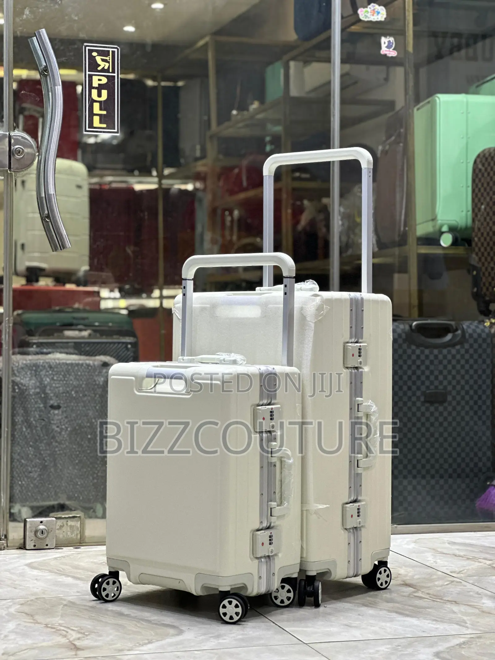 Original Luggage White and Black for Travelling Is Available