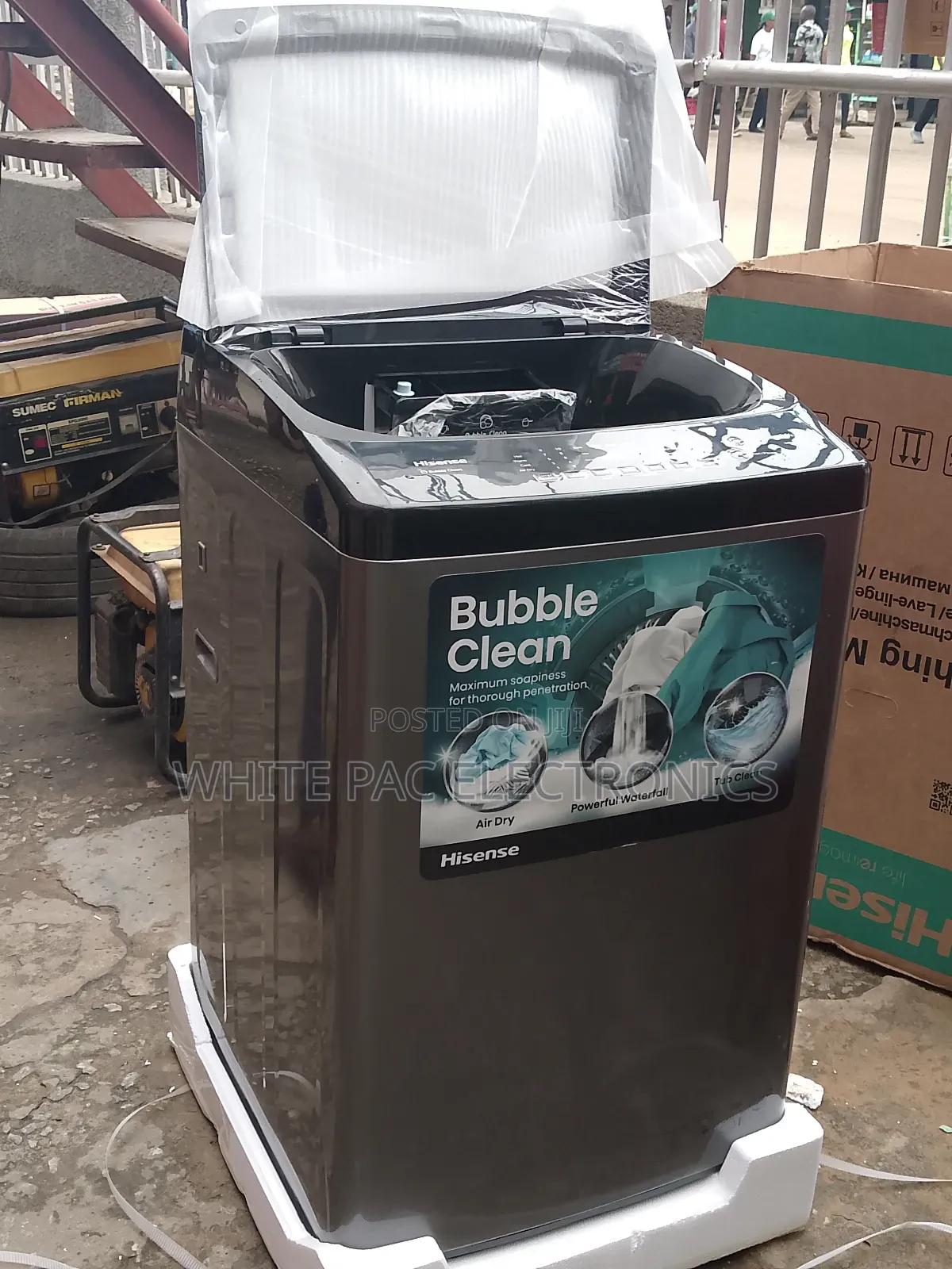 New Hisense 11kg Top Loader Automatic Washing Machine >1yrs