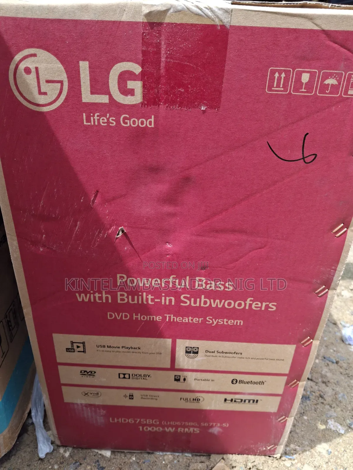 LG DVD Home Theater - Lhd675bg