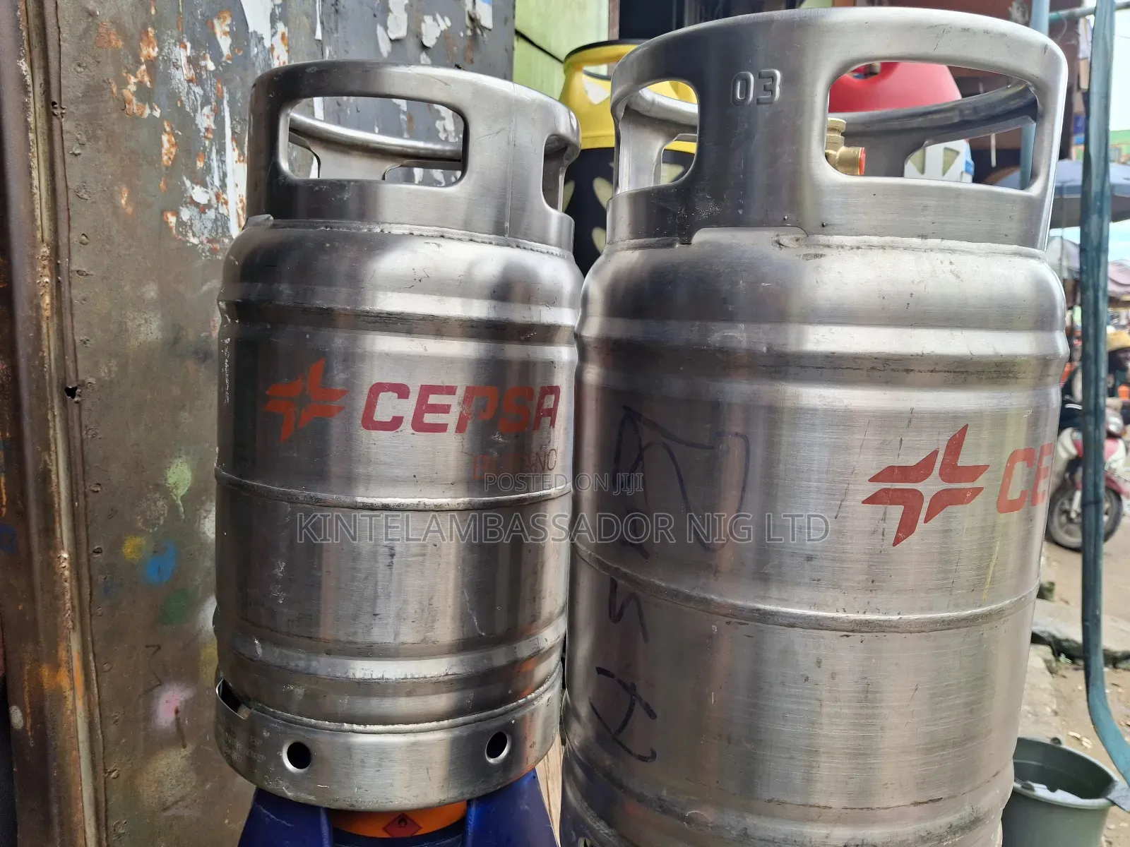 12.5kg Stainless Gas Cylinder