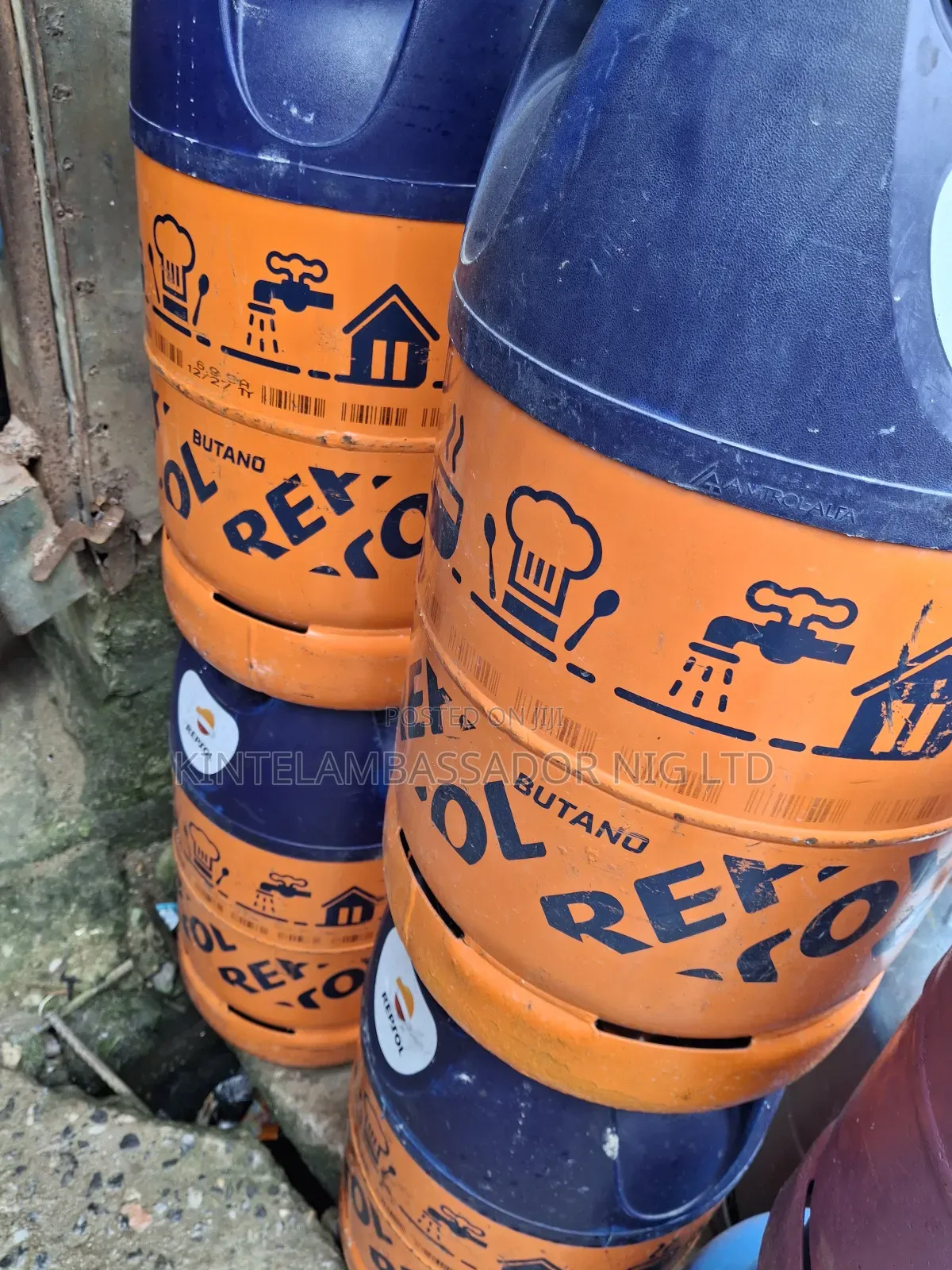 12.5 Kg Repsol Gas Cylinder Bottle
