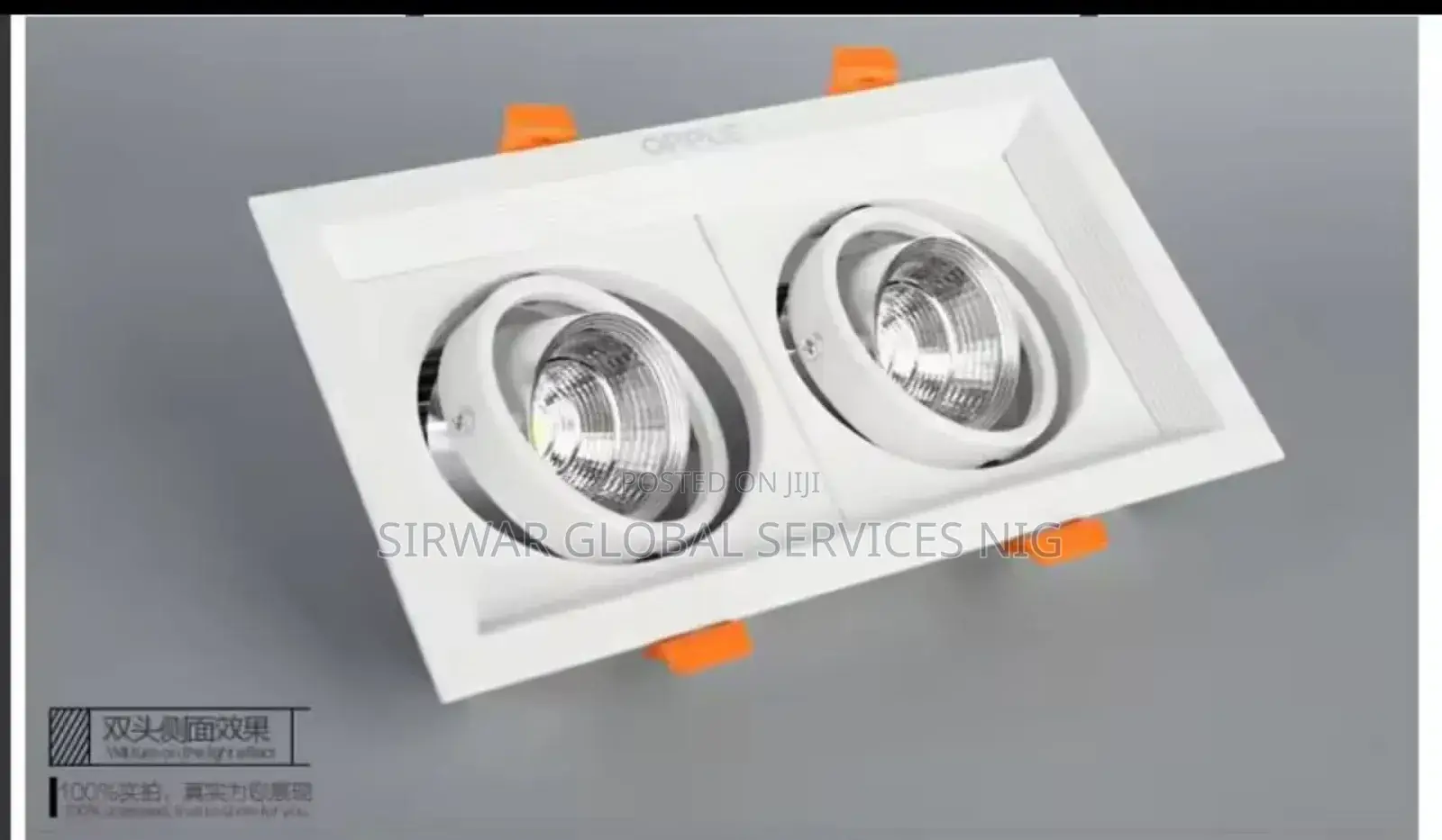 Double Spot Recessed Light...