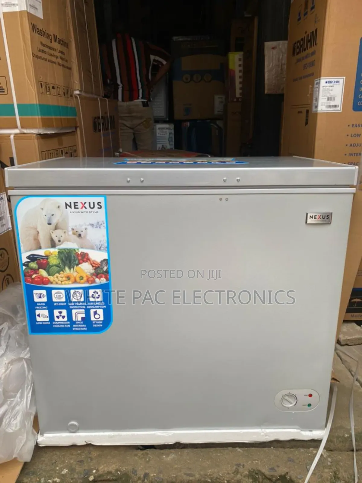 Nexus Chest Freezer 200-Litre Faster Extra Cooling,> 2 Years