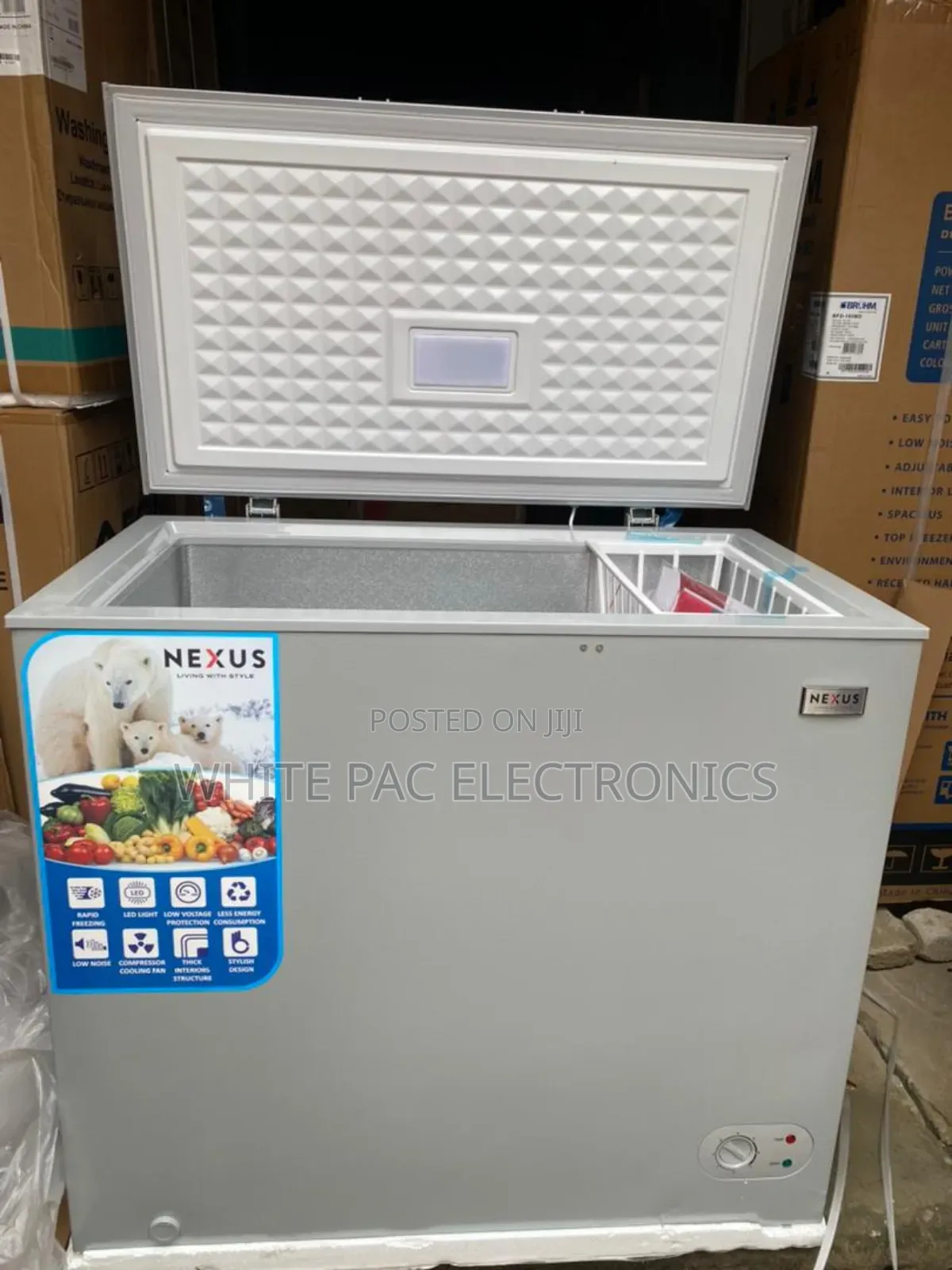 Nexus Chest Freezer 200-Litre Faster Extra Cooling,> 2 Years