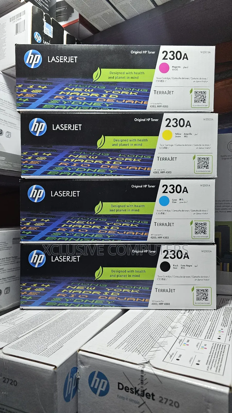 Hp Laserjet Toner Cartridge 230a Y/C/M