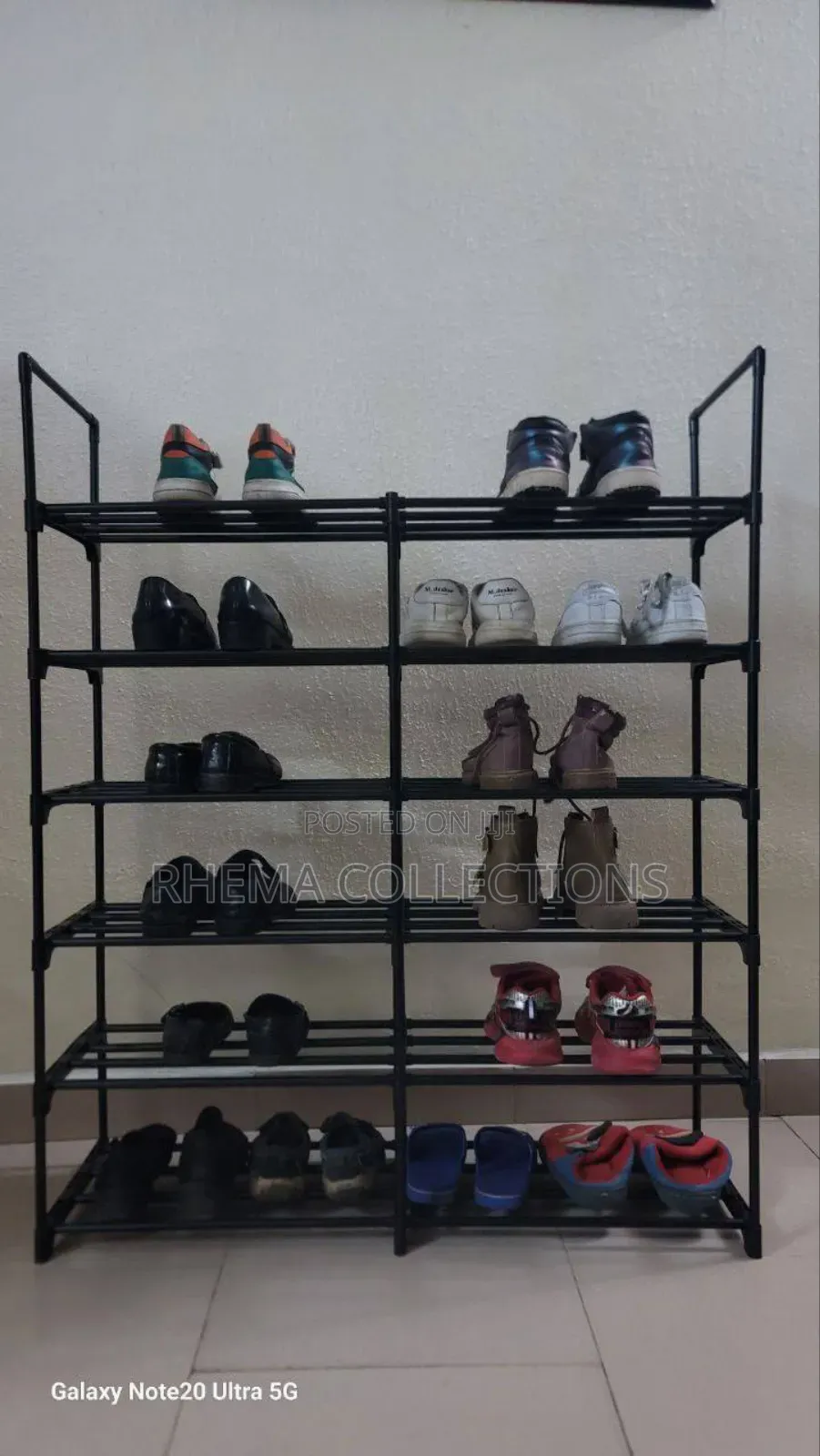 Exotic Thickening Steel Easy Assembly 6 Layers Shoe Rack