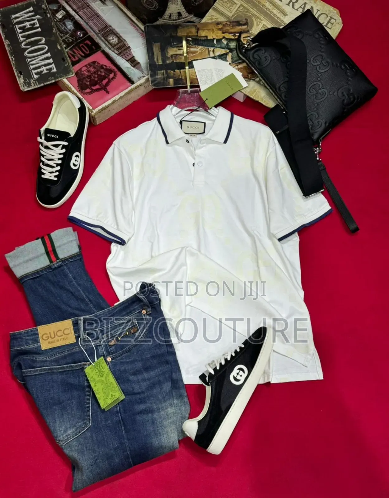 Original Gucci Polo T-Shirts Available in Store