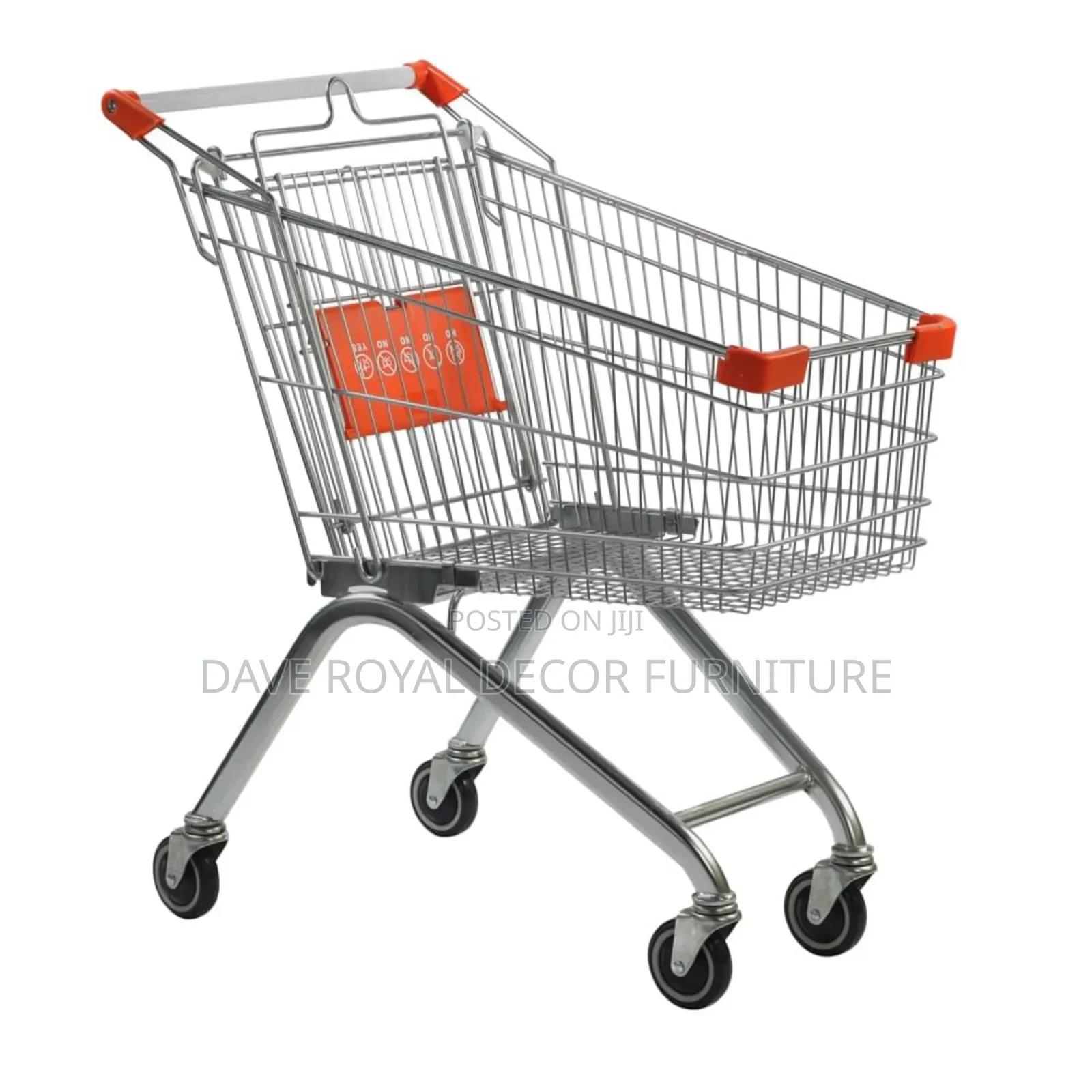 125 Litres Supermarket Metal Trolley